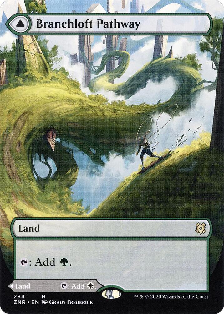 Branchloft Pathway (Borderless) (284) [Zendikar Rising] [Borderless]