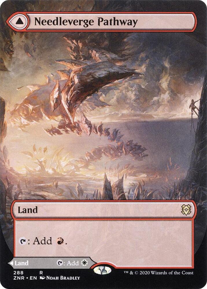 Needleverge Pathway (Borderless) (288) [Zendikar Rising] [Borderless]
