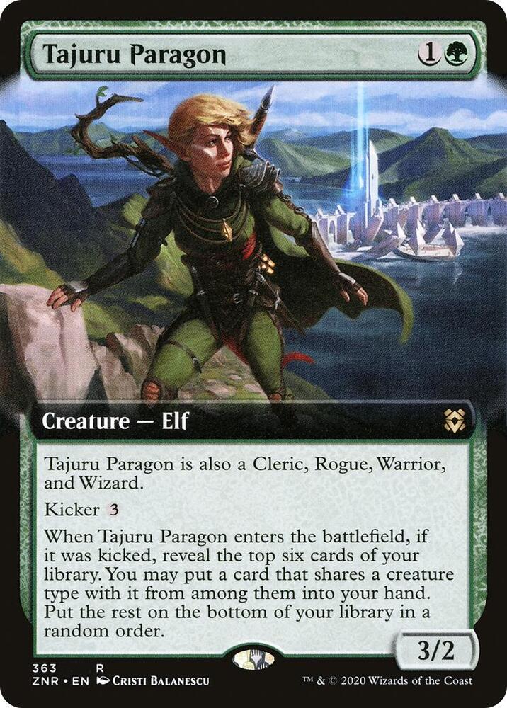 Tajuru Paragon (Extended Art) (363) [Zendikar Rising] [Extended Art]