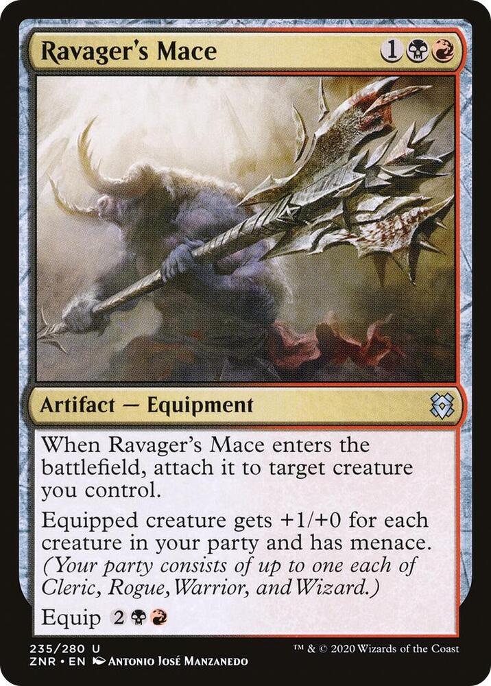 Ravager's Mace (235) [Zendikar Rising]