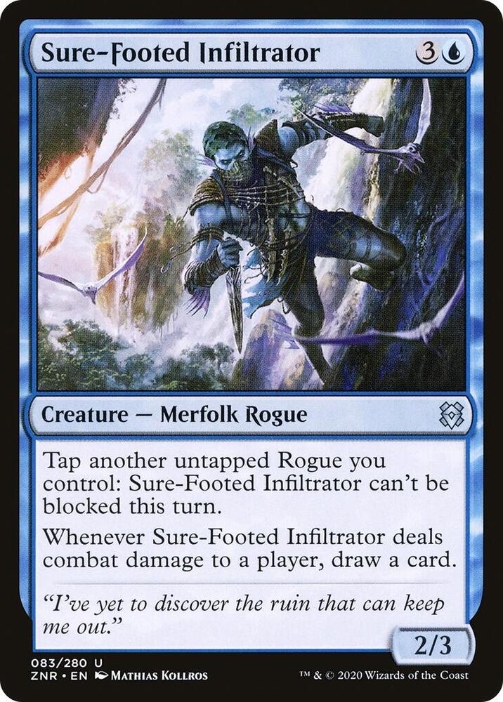 Sure-Footed Infiltrator (83) [Zendikar Rising]