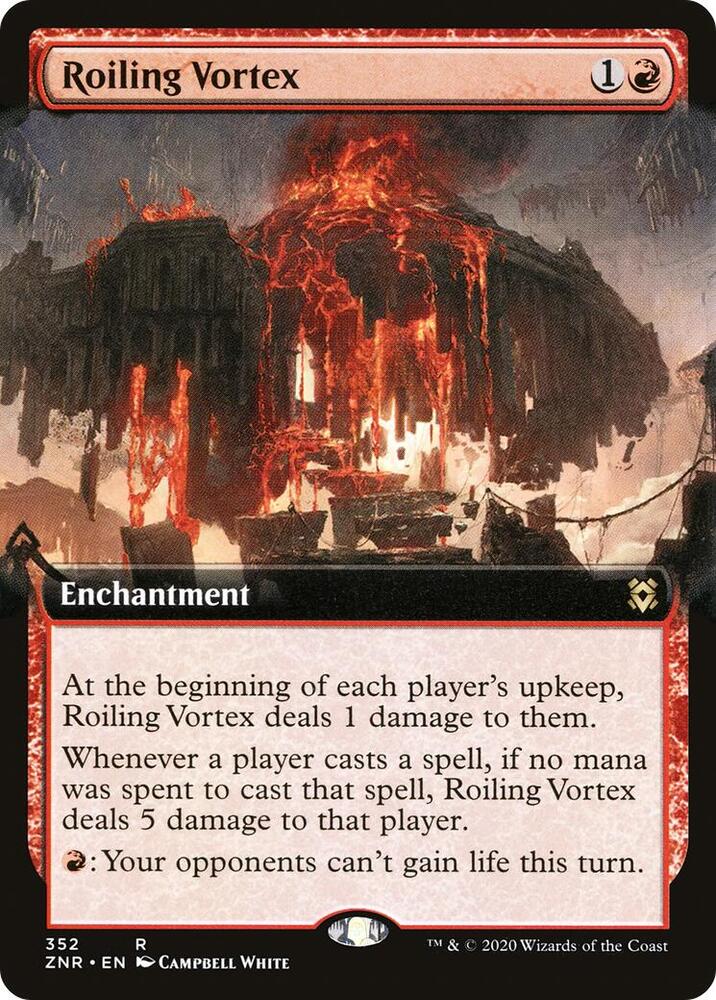 Roiling Vortex (Extended Art) (352) [Zendikar Rising] [Extended Art]