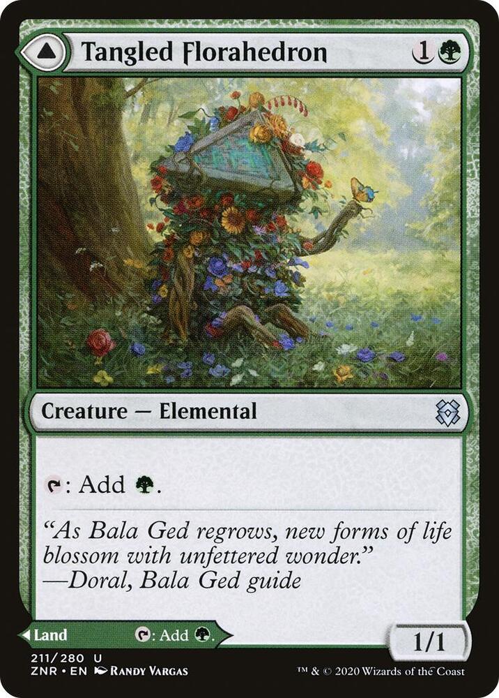 Tangled Florahedron (211) [Zendikar Rising]