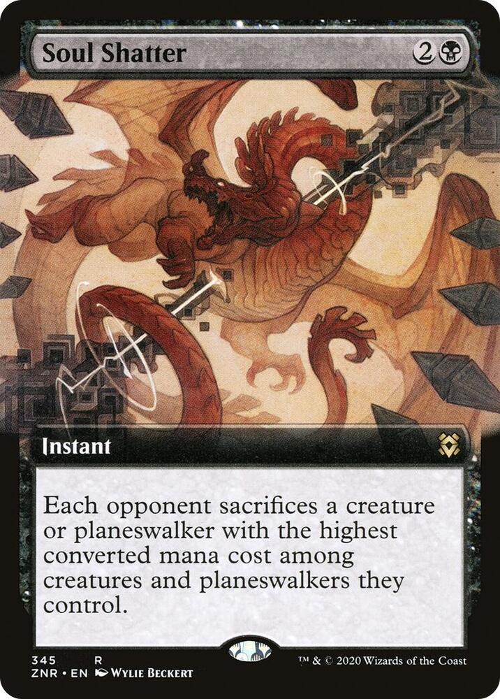 Soul Shatter (Extended Art) (345) [Zendikar Rising] [Extended Art]