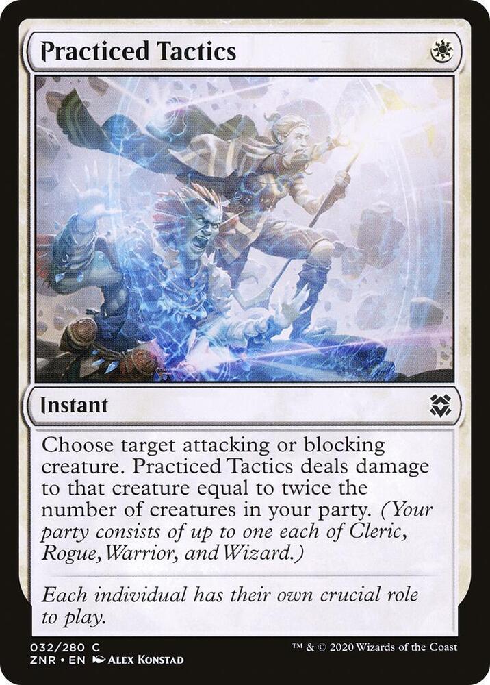 Practiced Tactics (32) [Zendikar Rising]