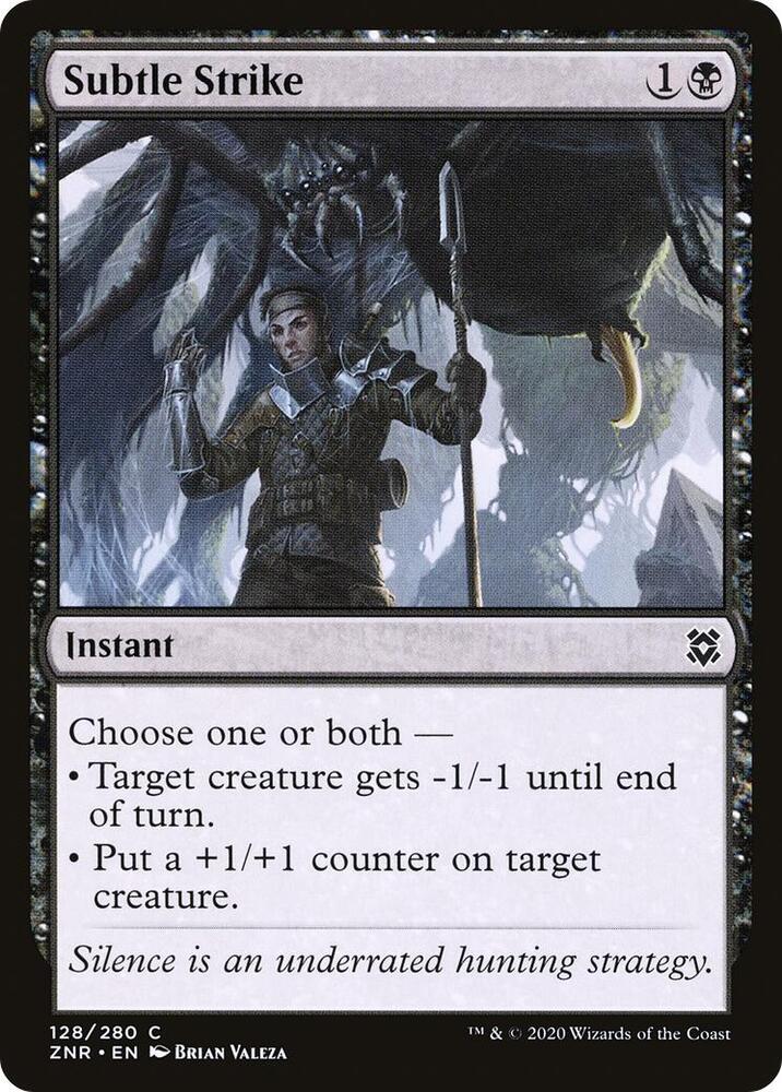 Subtle Strike (128) [Zendikar Rising]