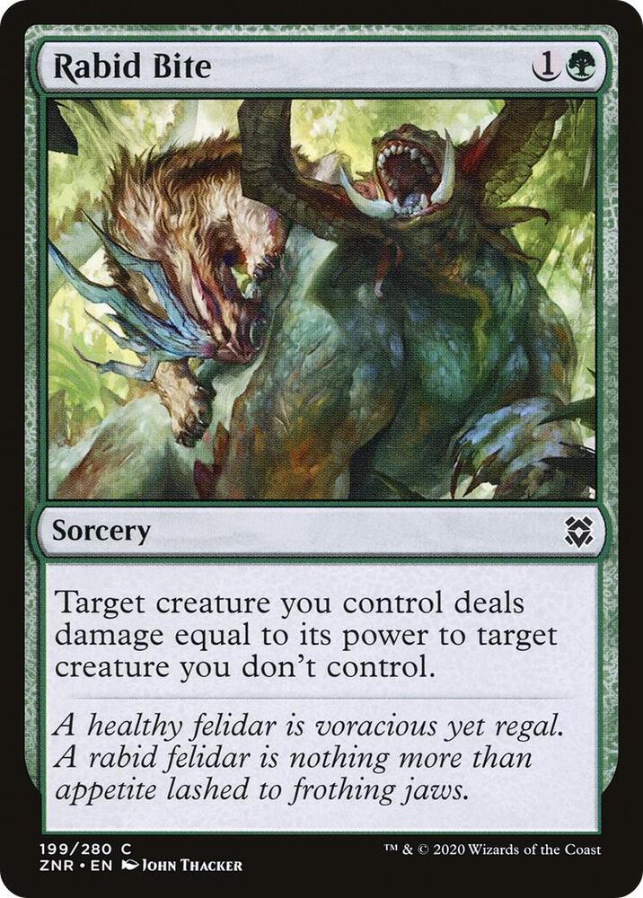 Rabid Bite (199) [Zendikar Rising]