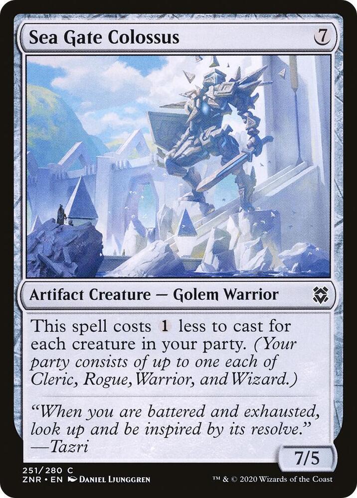 Sea Gate Colossus (251) [Zendikar Rising]