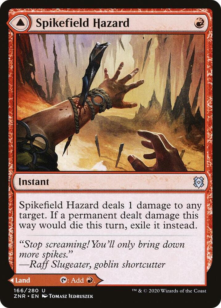 Spikefield Hazard (166) [Zendikar Rising]