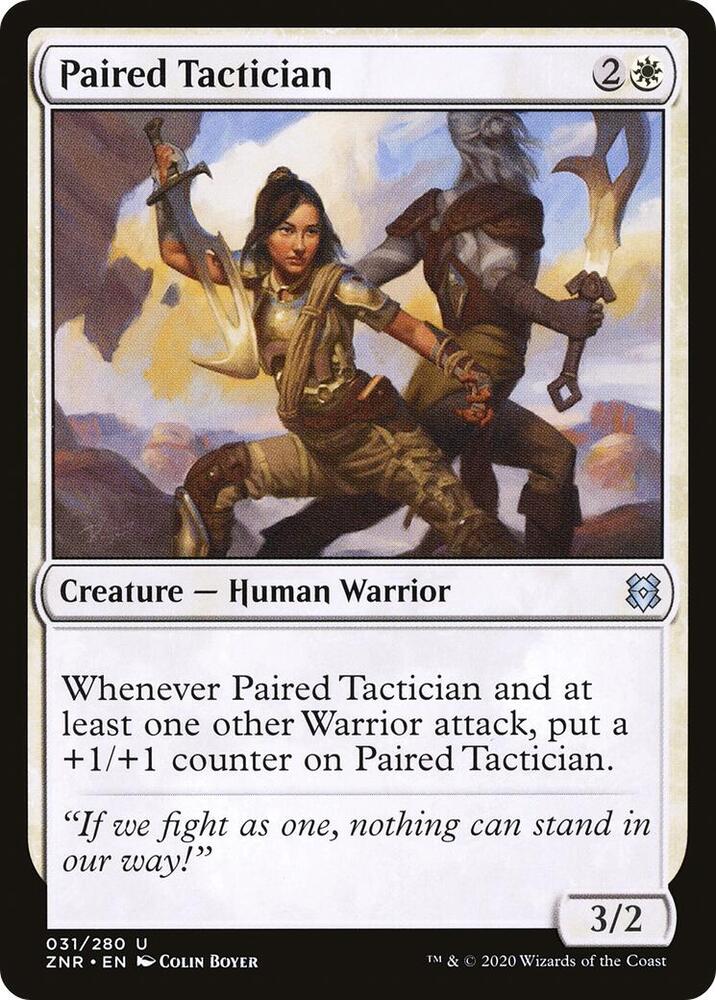 Paired Tactician (31) [Zendikar Rising]