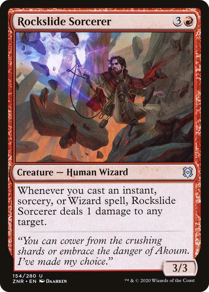 Rockslide Sorcerer (154) [Zendikar Rising]