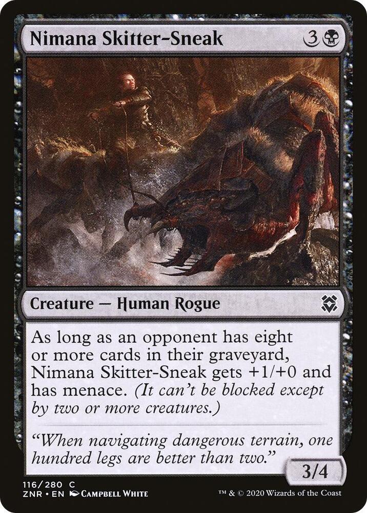 Nimana Skitter-Sneak (116) [Zendikar Rising]