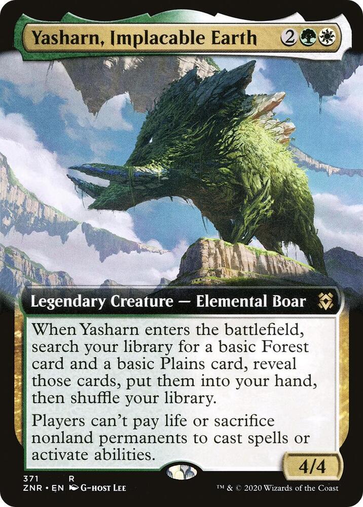 Yasharn, Implacable Earth (Extended Art) (371) [Zendikar Rising] [Extended Art]