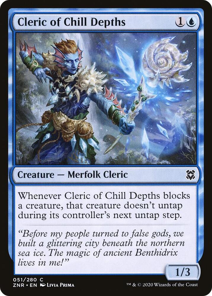 Cleric of Chill Depths (51) [Zendikar Rising]