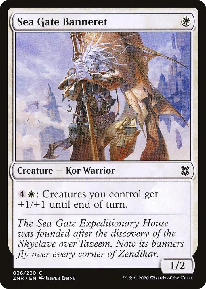 Sea Gate Banneret (36) [Zendikar Rising]