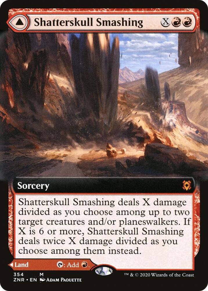 Shatterskull Smashing (Extended Art) (354) [Zendikar Rising] [Extended Art]
