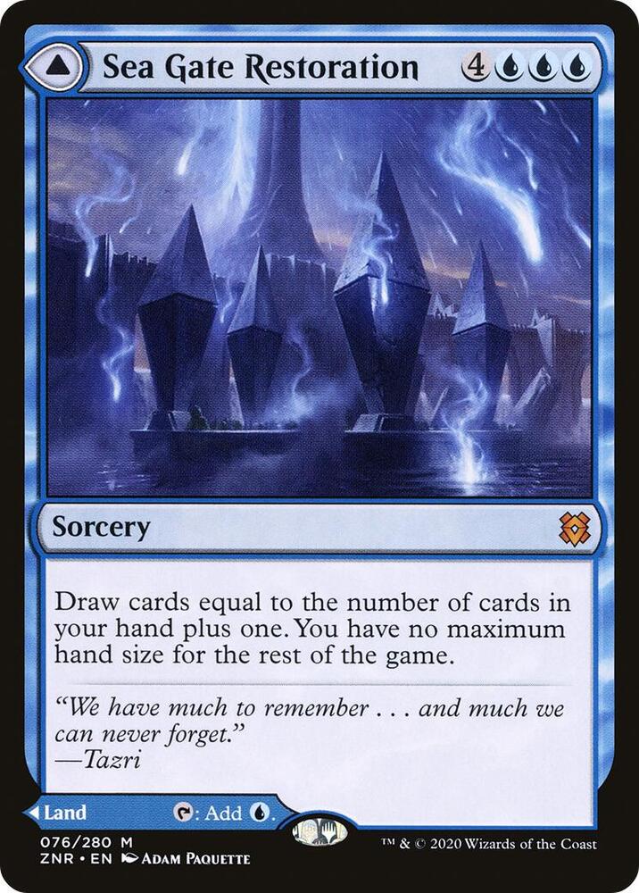 Sea Gate Restoration (76) [Zendikar Rising]