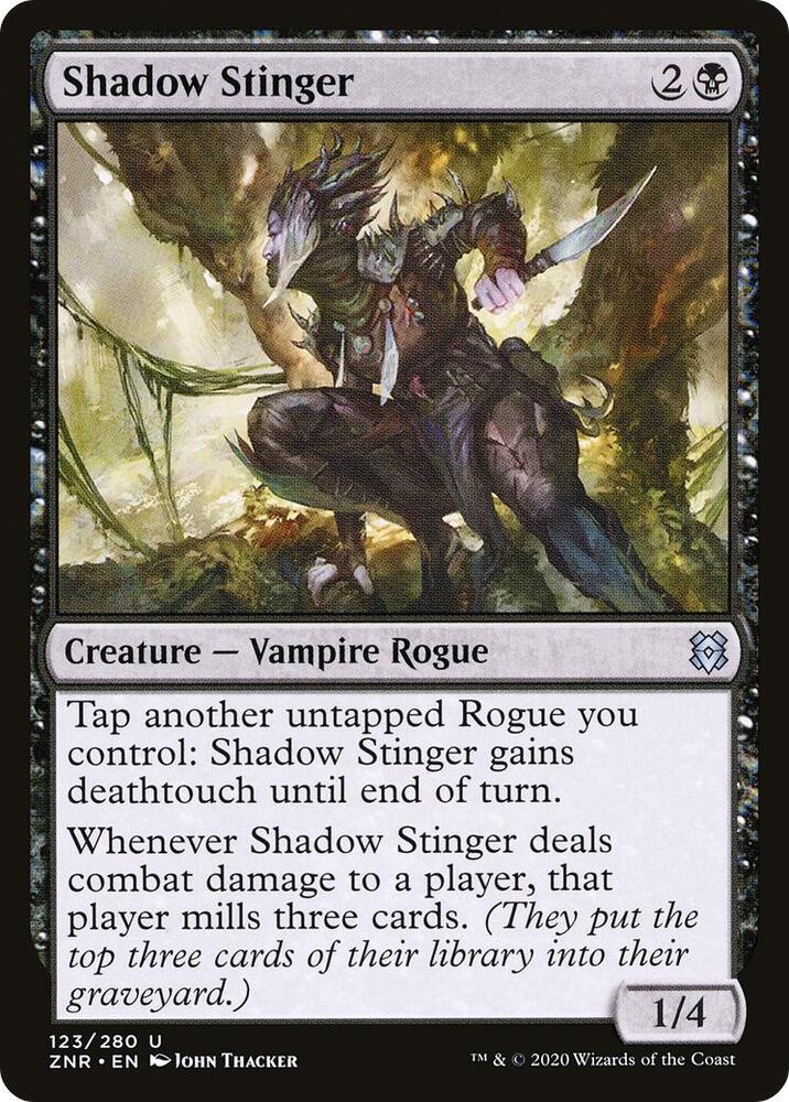 Shadow Stinger (123) [Zendikar Rising]
