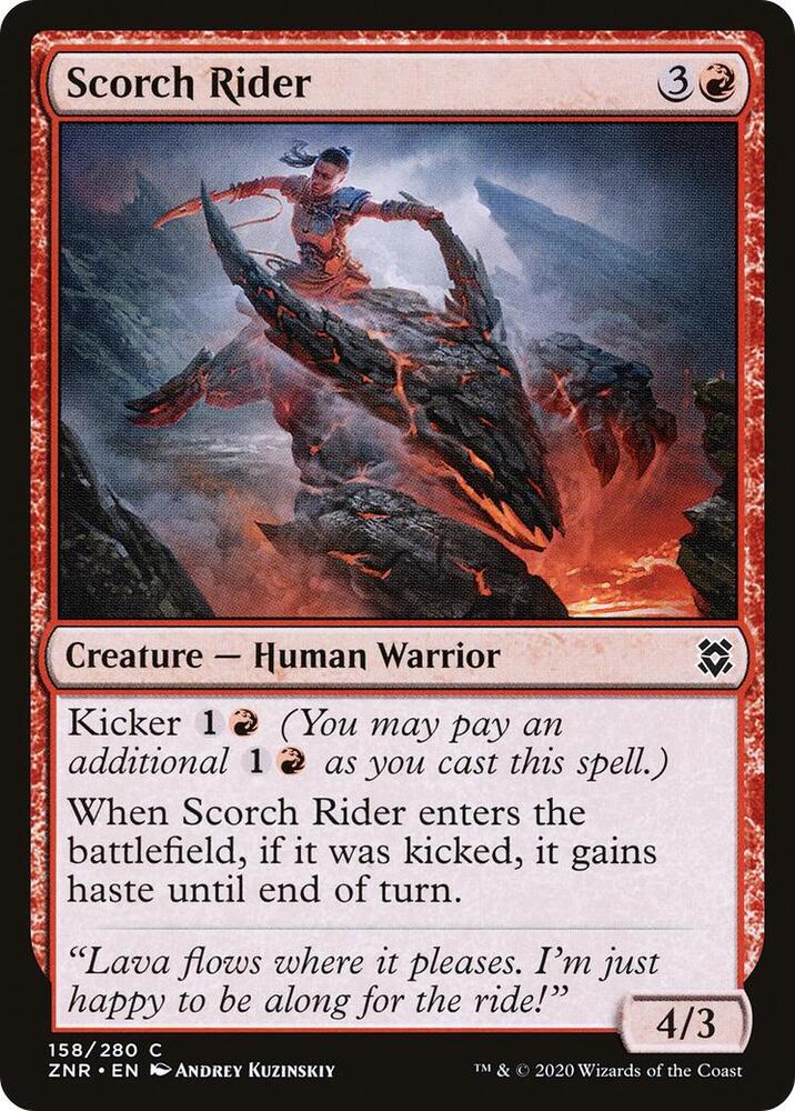 Scorch Rider (158) [Zendikar Rising]