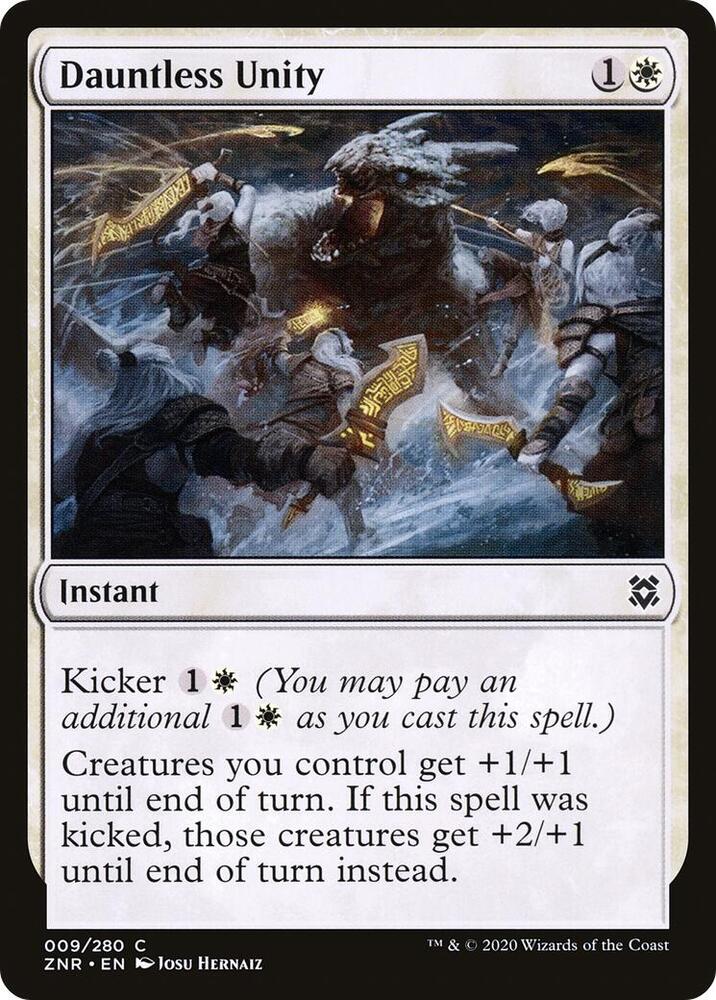 Dauntless Unity (9) [Zendikar Rising]
