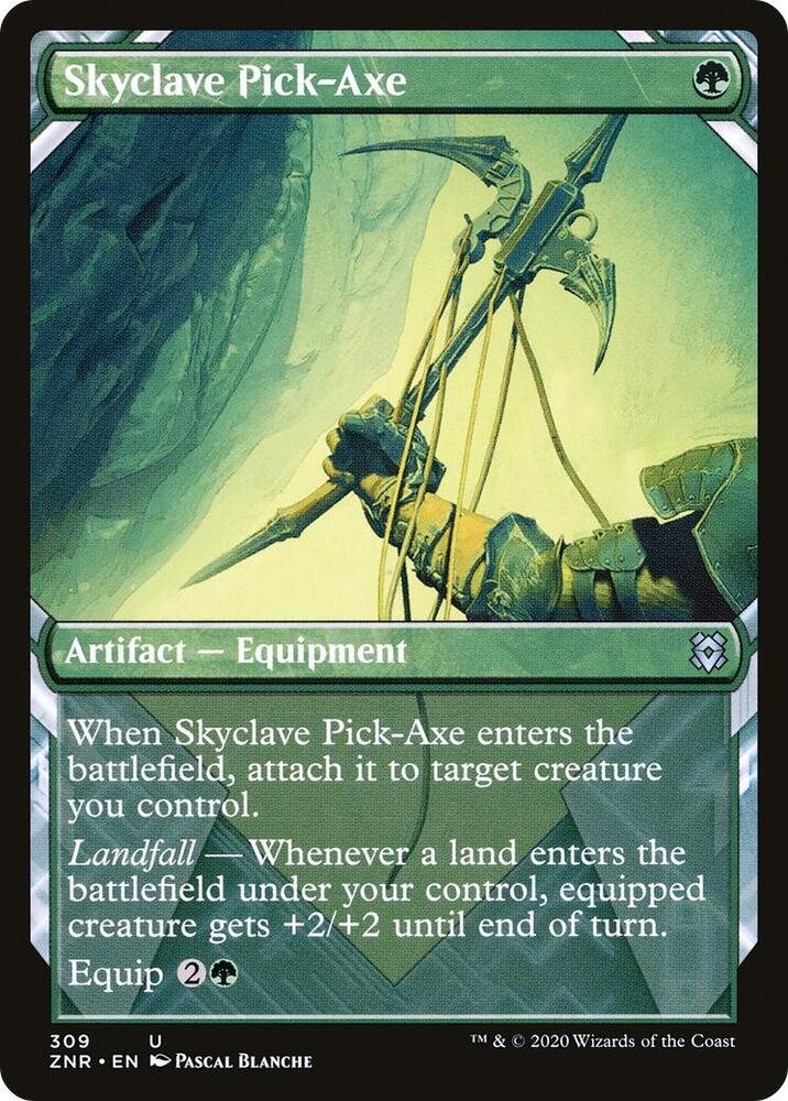 Skyclave Pick-Axe (Showcase) (309) [Zendikar Rising] [Showcase]