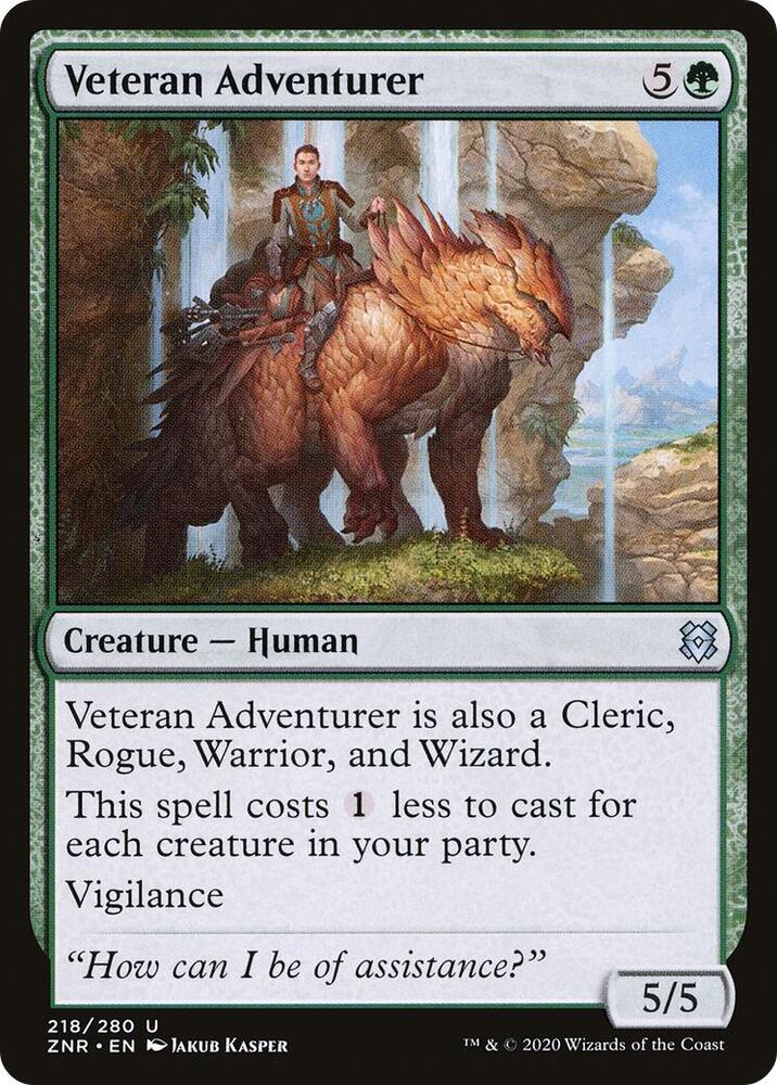 Veteran Adventurer (218) [Zendikar Rising]