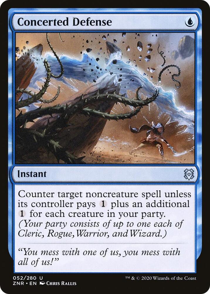 Concerted Defense (52) [Zendikar Rising]
