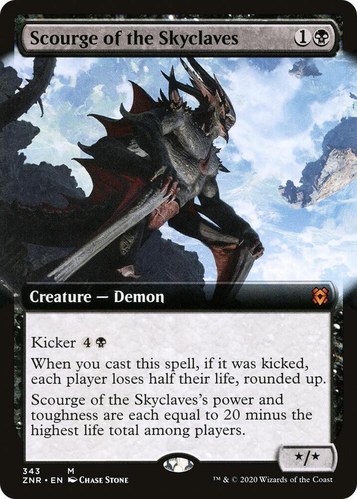 Scourge of the Skyclaves (Extended Art) (343) [Zendikar Rising] [Extended Art]