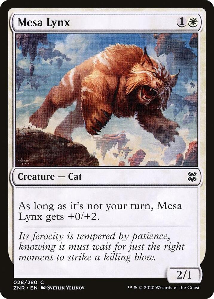 Mesa Lynx (28) [Zendikar Rising]