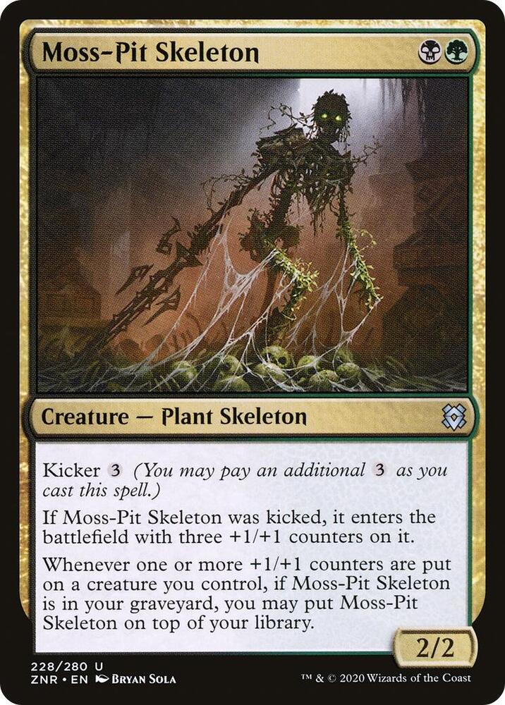 Moss-Pit Skeleton (228) [Zendikar Rising]
