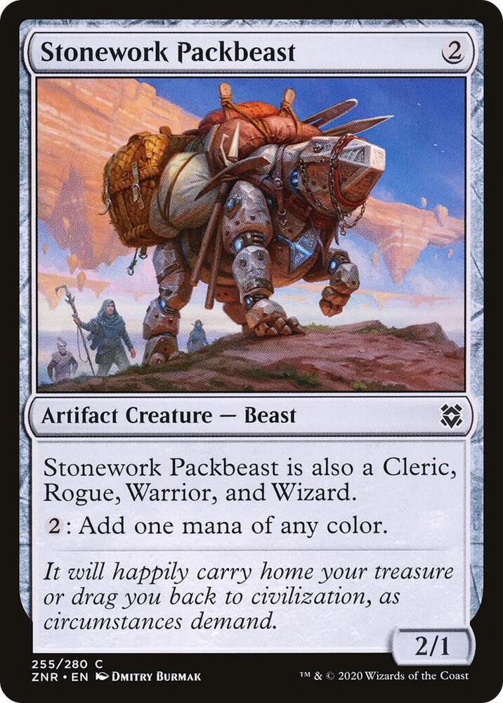 Stonework Packbeast (255) [Zendikar Rising]