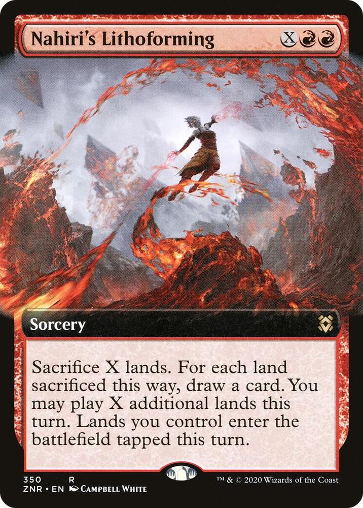 Nahiri's Lithoforming (Extended Art) (350) [Zendikar Rising] [Extended Art]