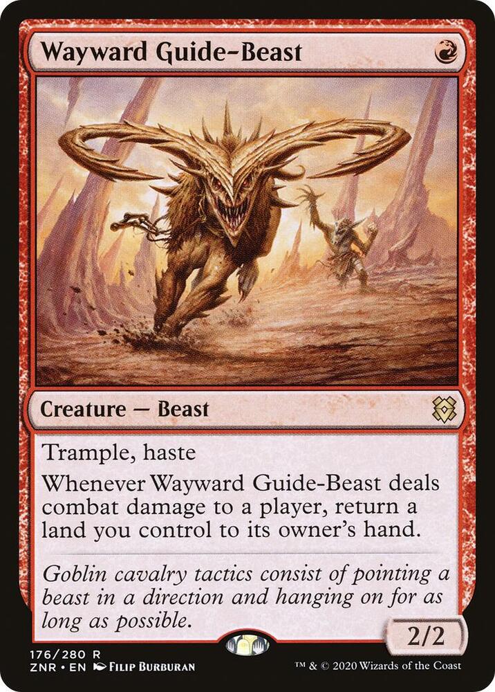 Wayward Guide-Beast (176) [Zendikar Rising]
