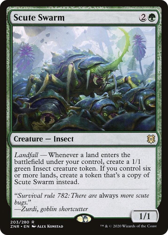 Scute Swarm (203) [Zendikar Rising]