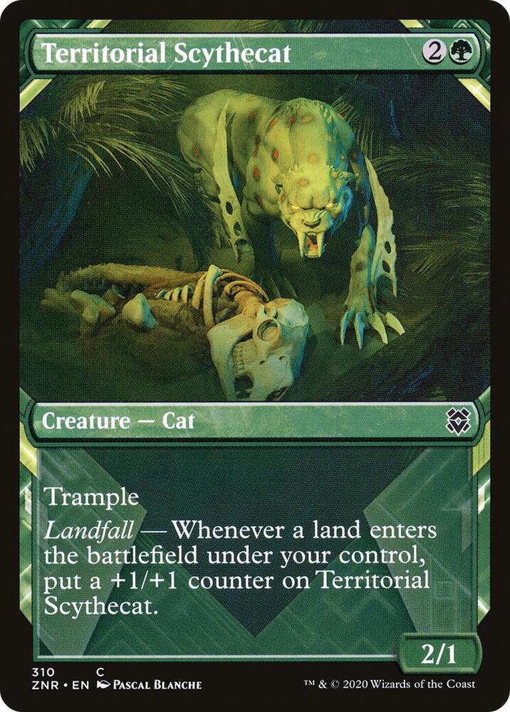 Territorial Scythecat (Showcase) (310) [Zendikar Rising] [Showcase]