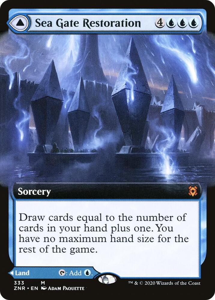 Sea Gate Restoration (Extended Art) (333) [Zendikar Rising] [Extended Art]