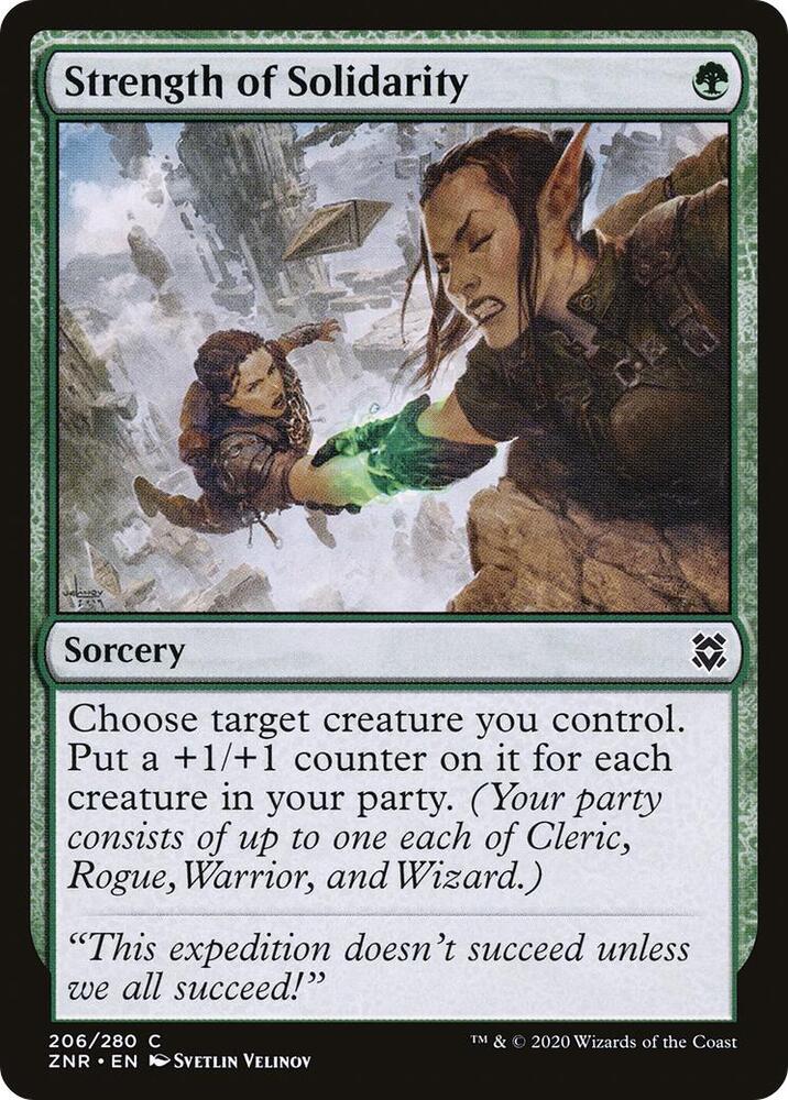 Strength of Solidarity (206) [Zendikar Rising]