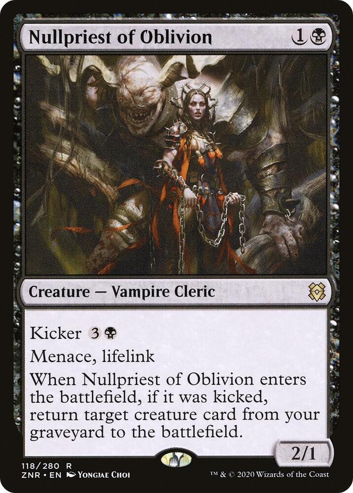Nullpriest of Oblivion (118) [Zendikar Rising]