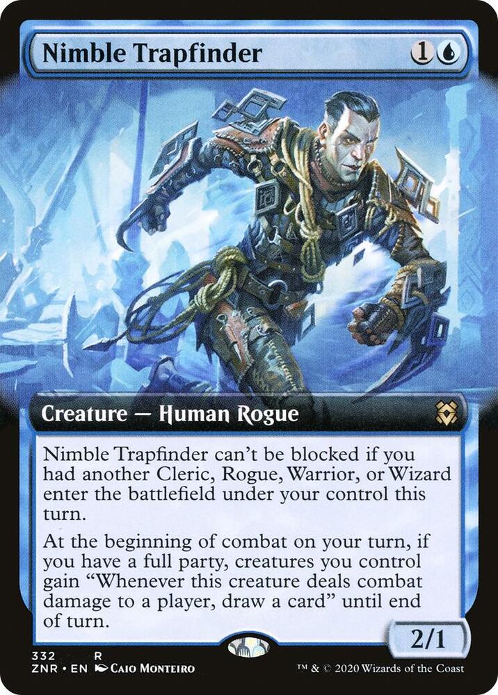 Nimble Trapfinder (Extended Art) (332) [Zendikar Rising] [Extended Art]