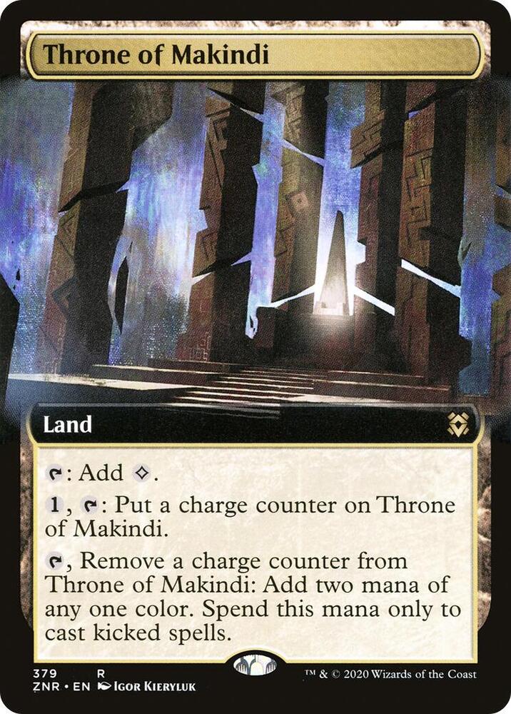 Throne of Makindi (Extended Art) (379) [Zendikar Rising] [Extended Art]