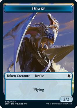 Drake Token (5) [Zendikar Rising]