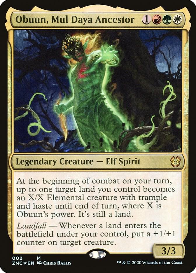 Obuun, Mul Daya Ancestor (2) [Zendikar Rising Commander]