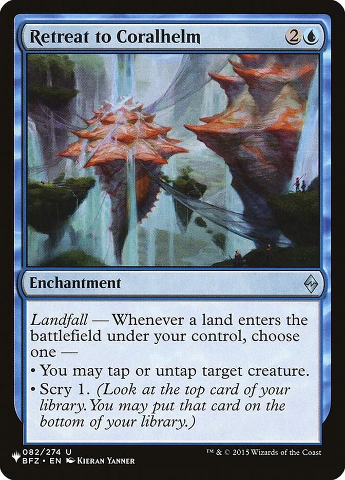 Retreat to Coralhelm (082/274) [The List]