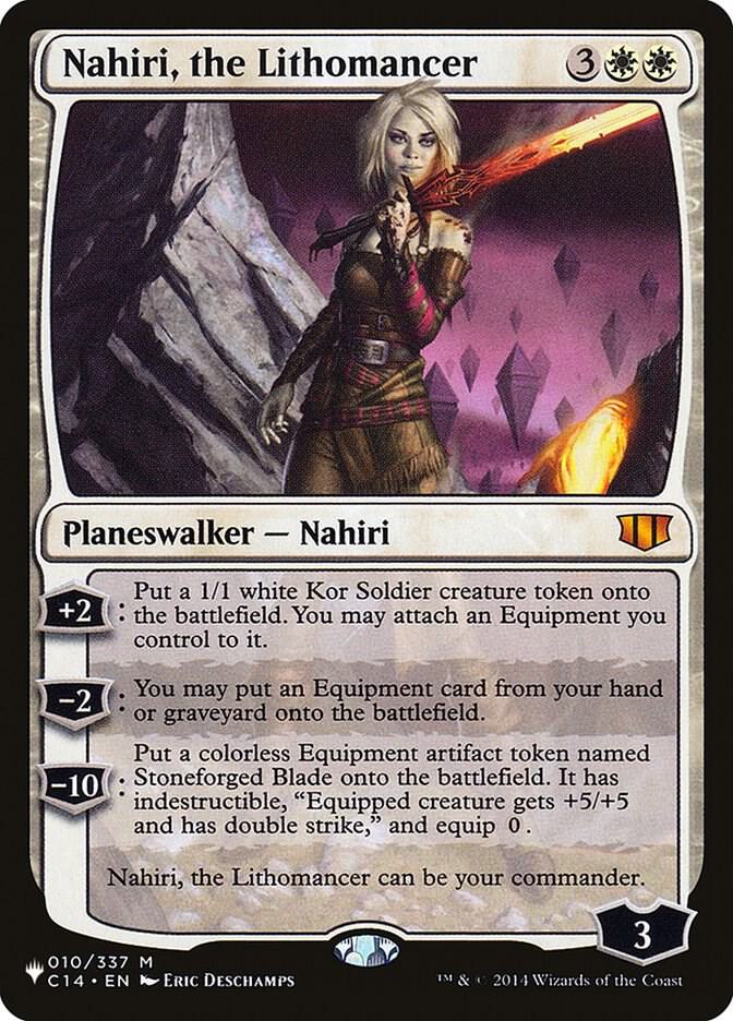 Nahiri, the Lithomancer (010/337) [The List]