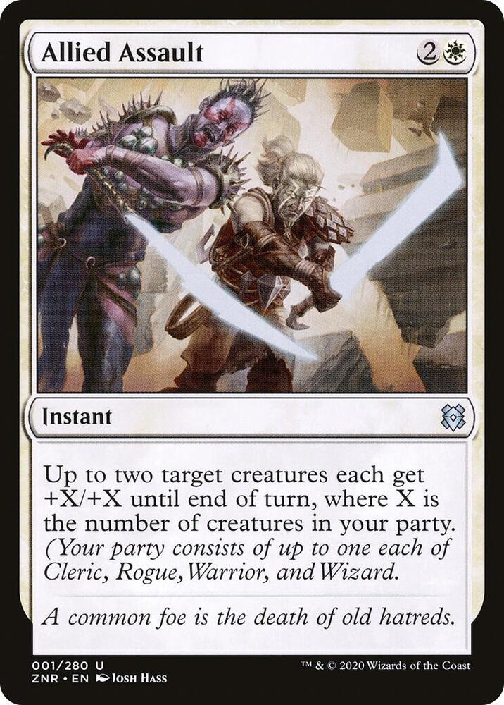 Allied Assault (1) [Zendikar Rising]