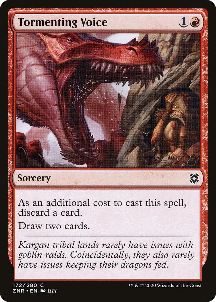 Tormenting Voice (172) [Zendikar Rising]