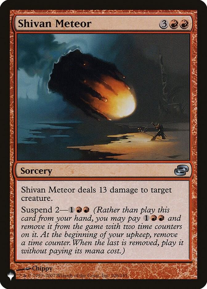 Shivan Meteor (106/165) [The List]
