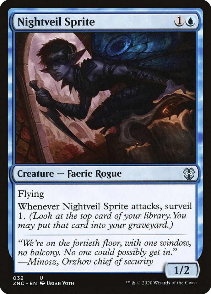 Nightveil Sprite (32) [Zendikar Rising Commander]