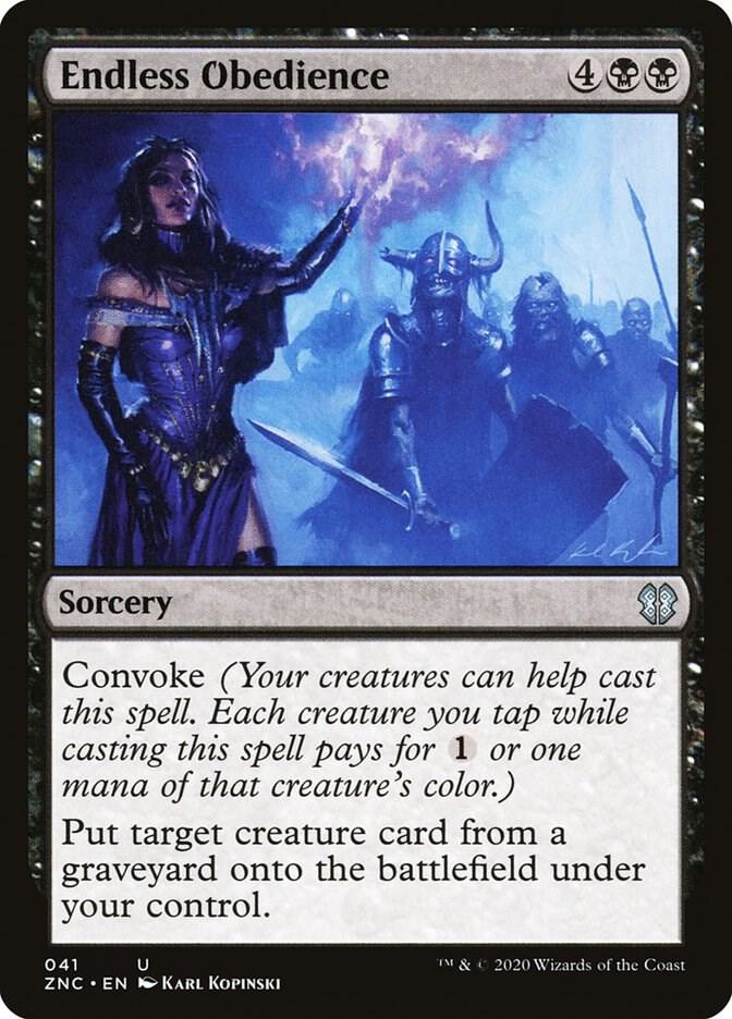 Endless Obedience (41) [Zendikar Rising Commander]