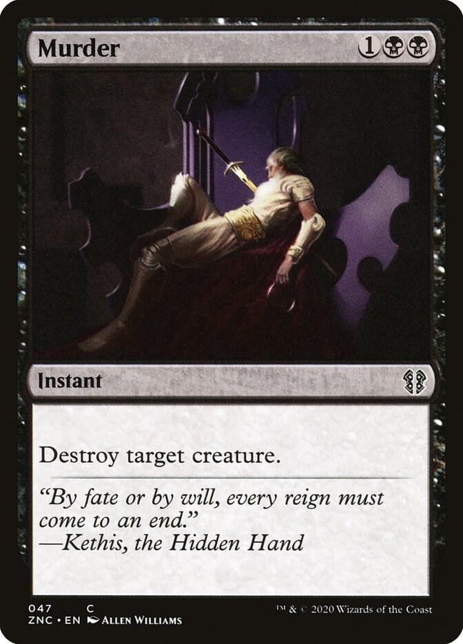 Murder (47) [Zendikar Rising Commander]